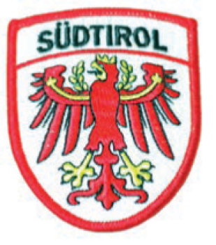 Ärmelwappen Südtirol Adler 5x7cm